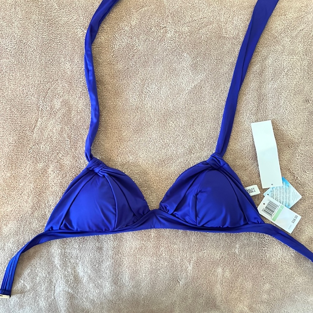 Badgley Mischka lightly padded swim top